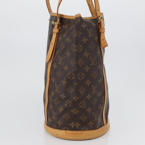 LOUIS VUITTON Monogram Bucket GM Shoulder Bag M42236 LV Auth LNZ244