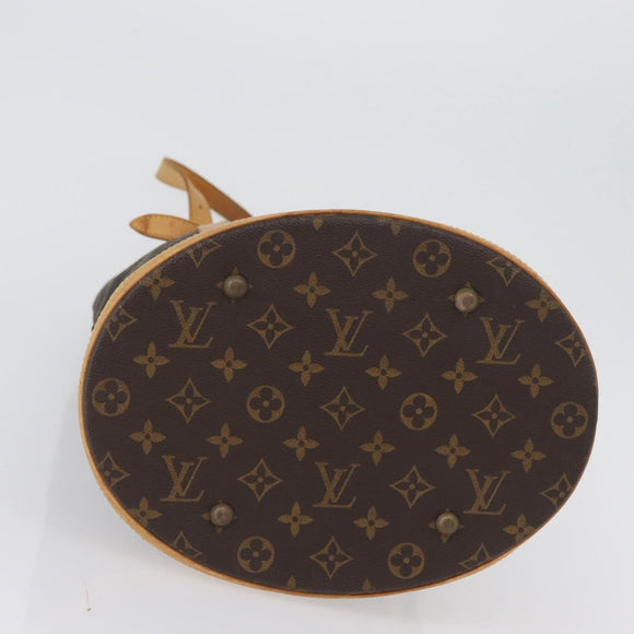 LOUIS VUITTON Monogram Bucket GM Shoulder Bag M42236 LV Auth LNZ244
