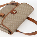 CELINE Macadam Canvas Hand Bag PVC Beige Gold Auth LNZ245-6