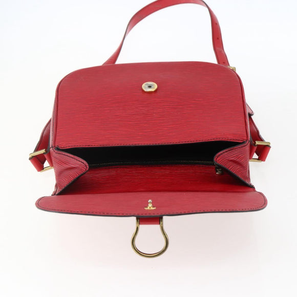 LOUIS VUITTON Epi Saint Cloud GM Shoulder Bag Red M52197 LV Auth LNZ246