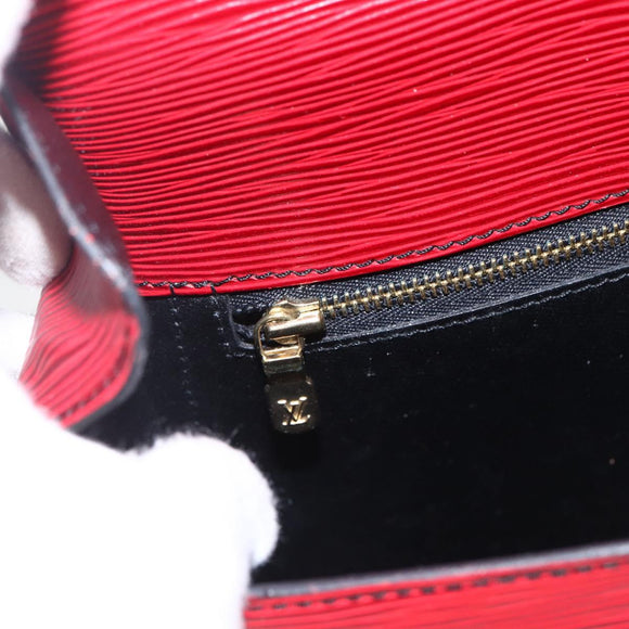 LOUIS VUITTON Epi Saint Cloud GM Shoulder Bag Red M52197 LV Auth LNZ246
