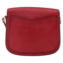 LOUIS VUITTON Epi Saint Cloud GM Shoulder Bag Red M52197 LV Auth LNZ246-2