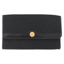 Christian Dior Trotter Canvas Chain Shoulder Bag Black Gold Auth LNZ250-13