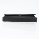 Christian Dior Trotter Canvas Chain Shoulder Bag Black Gold Auth LNZ250-5