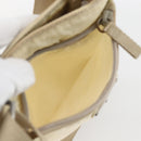 PRADA Shoulder Bag Nylon Ivory Silver Auth LNZ256-22