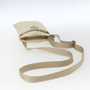 PRADA Shoulder Bag Nylon Ivory Silver Auth LNZ256-7