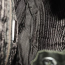 PRADA Backpack Nylon Khaki Silver Auth LNZ259-10
