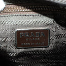 PRADA Backpack Nylon Khaki Silver Auth LNZ259-25