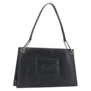 GUCCI Shoulder Bag Patent leather Brown Silver 001 3034 1705 Auth LNZ260-1