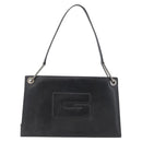 GUCCI Shoulder Bag Patent leather Brown Silver 001 3034 1705 Auth LNZ260-13