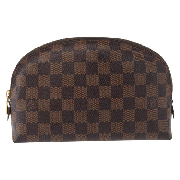 LOUIS VUITTON Damier Ebene Pochette Cosmetic GM Pouch N23345 LV Auth LNZ262