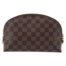 LOUIS VUITTON Damier Ebene Pochette Cosmetic GM Pouch N23345 LV Auth LNZ262-2