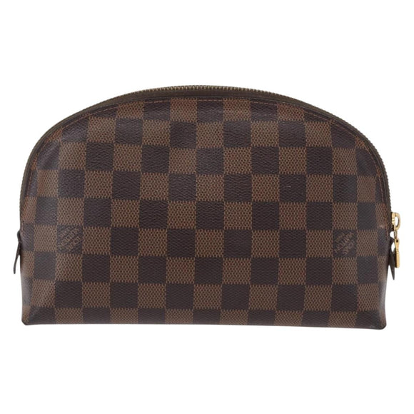 LOUIS VUITTON Damier Ebene Pochette Cosmetic GM Pouch N23345 LV Auth LNZ262