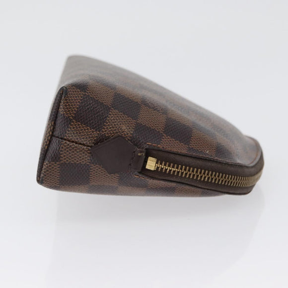 LOUIS VUITTON Damier Ebene Pochette Cosmetic GM Pouch N23345 LV Auth LNZ262