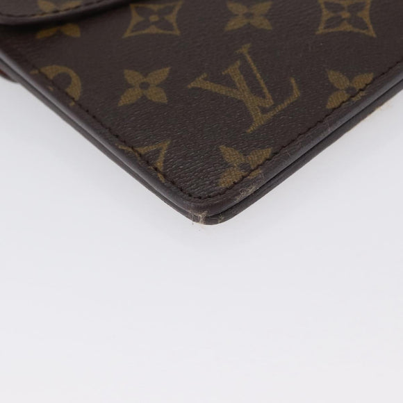 LOUIS VUITTON Monogram Double Rabat Shoulder Bag M51815 LV Auth LNZ263