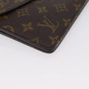 LOUIS VUITTON Monogram Double Rabat Shoulder Bag M51815 LV Auth LNZ263-15