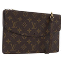 LOUIS VUITTON Monogram Double Rabat Shoulder Bag M51815 LV Auth LNZ263-1