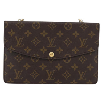 LOUIS VUITTON Monogram Double Rabat Shoulder Bag M51815 LV Auth LNZ263 - 0