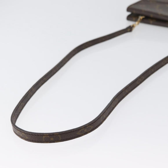 LOUIS VUITTON Monogram Double Rabat Shoulder Bag M51815 LV Auth LNZ263