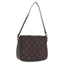 LOUIS VUITTON Damier Ebene Trousse Makeup Pouch N51982 LV Auth LNZ264-1