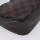 LOUIS VUITTON Damier Ebene Trousse Makeup Pouch N51982 LV Auth LNZ264-15