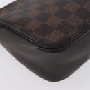 LOUIS VUITTON Damier Ebene Trousse Makeup Pouch N51982 LV Auth LNZ264-17