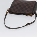 LOUIS VUITTON Damier Ebene Trousse Makeup Pouch N51982 LV Auth LNZ264-8