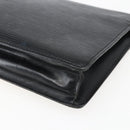 LOUIS VUITTON Epi Serie Dragonne Clutch Bag Black Noir M52612 LV Auth LNZ266-15