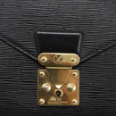 LOUIS VUITTON Epi Serie Dragonne Clutch Bag Black Noir M52612 LV Auth LNZ266-17