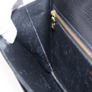 LOUIS VUITTON Epi Serie Dragonne Clutch Bag Black Noir M52612 LV Auth LNZ266-20