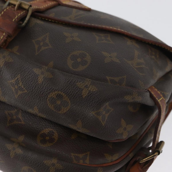 LOUIS VUITTON Monogram Saumur 30 Shoulder Bag M42256 LV Auth LNZ272