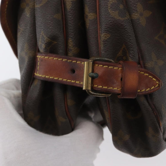 LOUIS VUITTON Monogram Saumur 30 Shoulder Bag M42256 LV Auth LNZ272