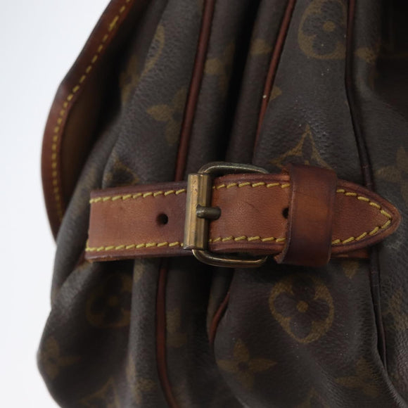 LOUIS VUITTON Monogram Saumur 30 Shoulder Bag M42256 LV Auth LNZ272