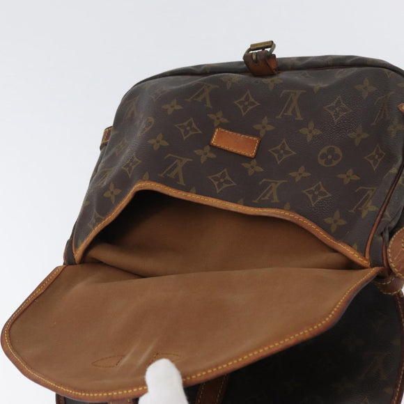 LOUIS VUITTON Monogram Saumur 30 Shoulder Bag M42256 LV Auth LNZ272