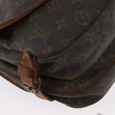 LOUIS VUITTON Monogram Saumur 30 Shoulder Bag M42256 LV Auth LNZ272-14