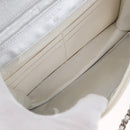 CHANEL New Travel Line Choco Bar Chain Shoulder Bag Nylon Silver CC Auth LNZ273A-9