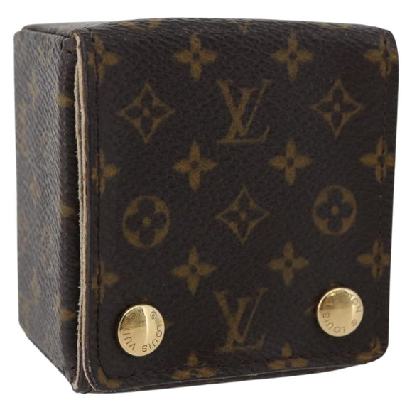 LOUIS VUITTON Monogram Jewelry case Jewelry Box LV Auth LNZ275