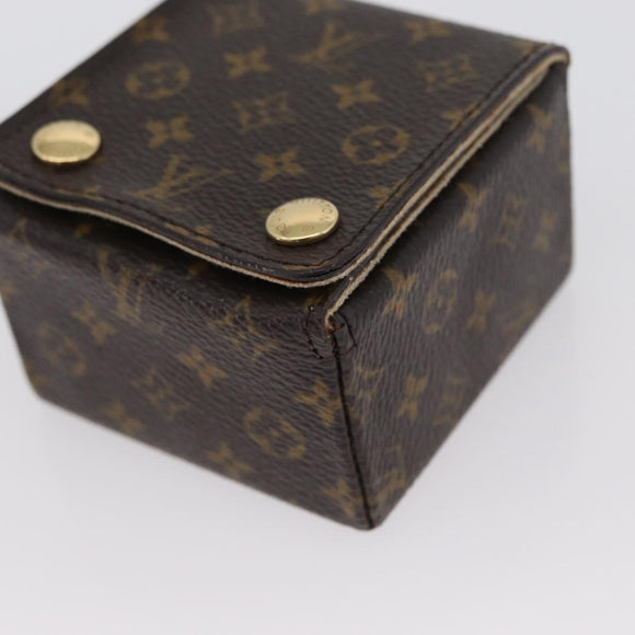 LOUIS VUITTON Monogram Jewelry case Jewelry Box LV Auth LNZ275