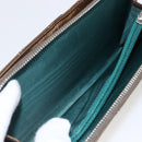 CHANEL Bicolore Lange Portemonnee Leer Goud CC Auth LNZ276V-24