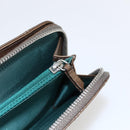 CHANEL Bicolore Lange Portemonnee Leer Goud CC Auth LNZ276V-25