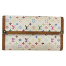 LOUIS VUITTON Multicolor Porte Tresor International Wallet M92659 LV Auth LNZ277-2