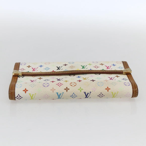 LOUIS VUITTON Multicolor Porte Tresor International Wallet M92659 LV Auth LNZ277