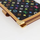 LOUIS VUITTON Multicolor Agenda PM Day Planner Cover Black R20895 Auth LNZ285V-11