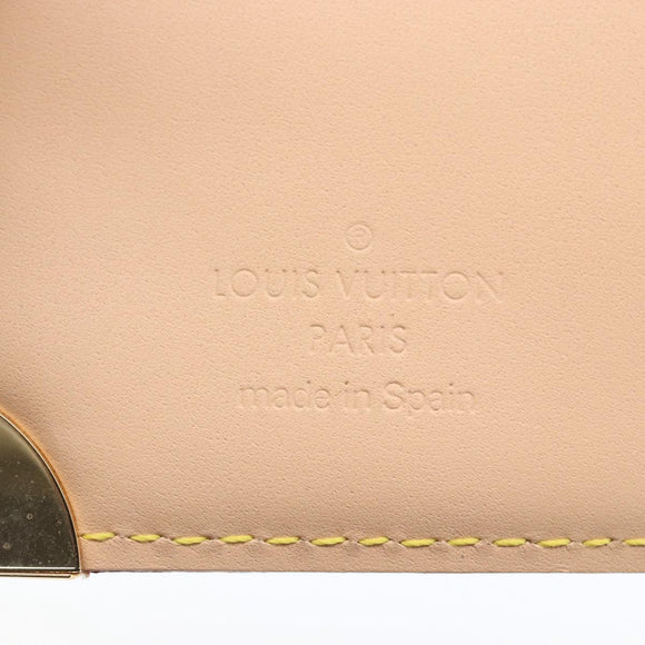 LOUIS VUITTON Multicolor Agenda PM Day Planner Cover Black R20895 Auth LNZ285V