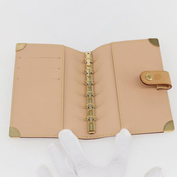 LOUIS VUITTON Multicolor Agenda PM Day Planner Cover Black R20895 Auth LNZ285V