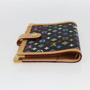 LOUIS VUITTON Multicolor Agenda PM Day Planner Cover Black R20895 Auth LNZ285V-6