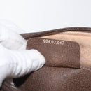 GUCCI GG Supreme Web Sherry Line Bag PVC Beige Gold 904 02 047 Auth LNZ296-21