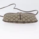 GUCCI GG Supreme Web Sherry Line Bag PVC Beige Gold 904 02 047 Auth LNZ296-9