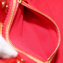 LOUIS VUITTON Monogram Vernis Reade PM Hand Bag Red Rouge M91088 LV Auth LNZ297-22