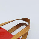 LOUIS VUITTON Monogram Vernis Reade PM Hand Bag Red Rouge M91088 LV Auth LNZ297-8